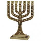 Menorah à 7 branches - 12 tribus de Jérusalem